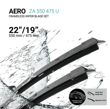 FRAMELESS WIPER BLADE, SET