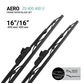 CONVENTIONAL METAL WIPER BLADE, SET